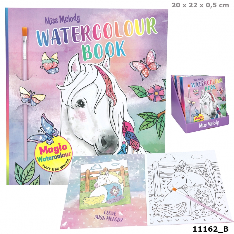 Miss Melody Water Colours boek