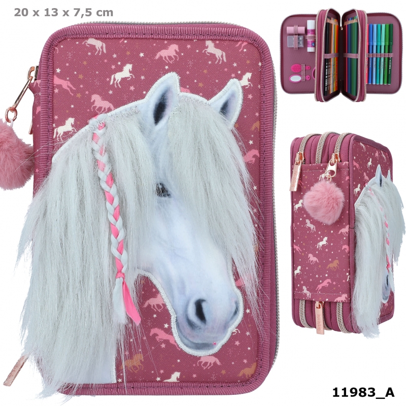 Miss Melody trousse 3 compartiments WILD HORSES