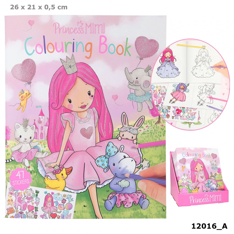 Princess Mimi libro de colorear