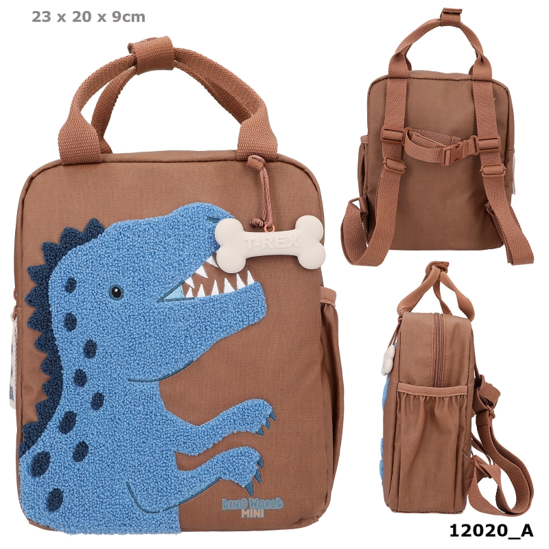 Dino World mini mochila marrónDINO MINI