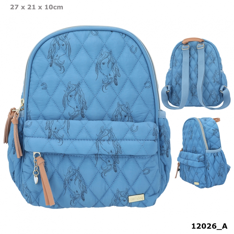 Miss Melody Backpack BLUE QUILT