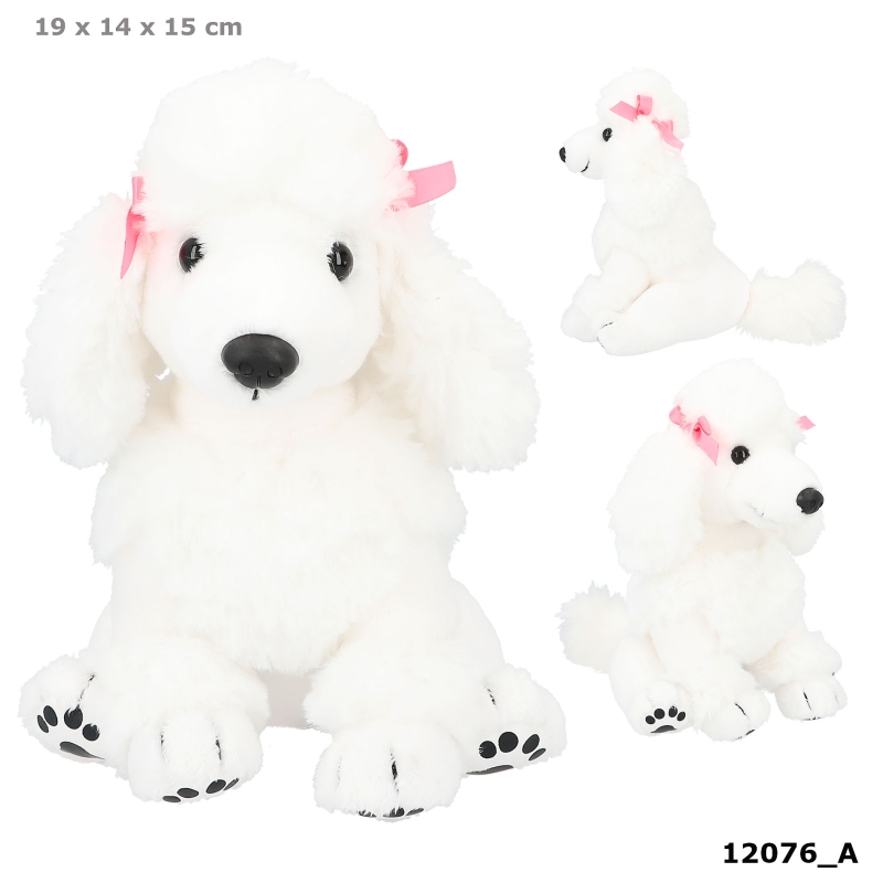 TOPModel Chien en peluche caniche Chanel 19 cm