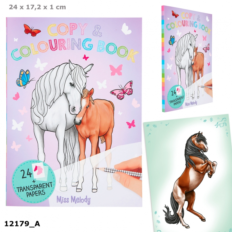 Miss Melody Copy & Colouring Book