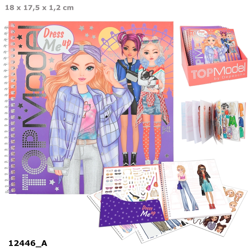 TOPModel Dress Me Up album autocollants