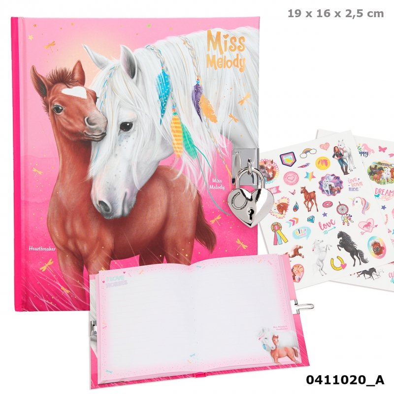 Depesche HORSES DREAMS Triple Filled PENCIL CASE Pink PONY /& HORSE