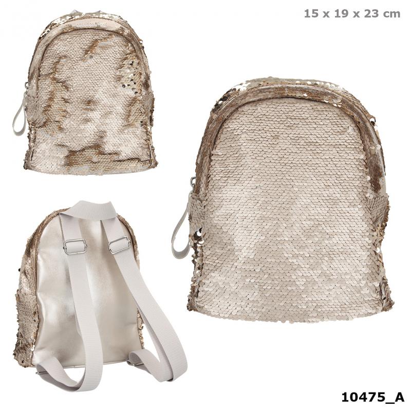 Depesche TopModel kleiner Rucksack Streichpailletten gold Depesche 10475