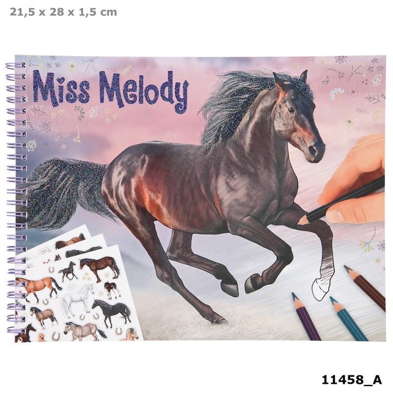 Miss Melody kleurboek