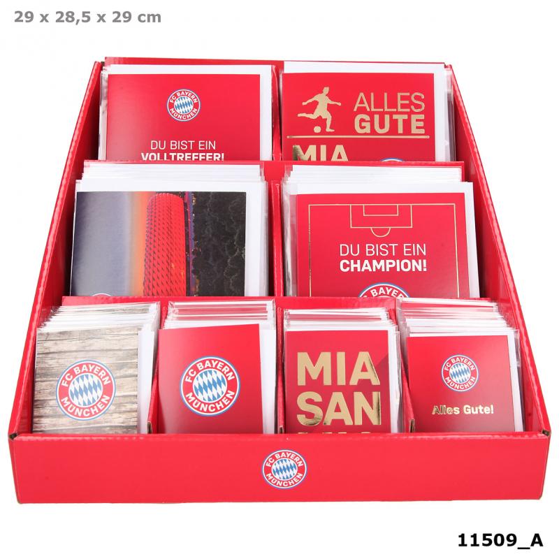 FC Bayern München Greeting Cards In Display
