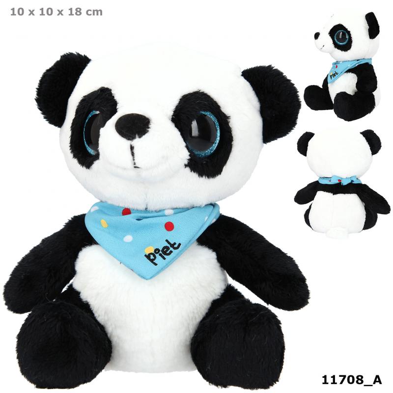 Snukis knuffel panda Piet, 18 cm