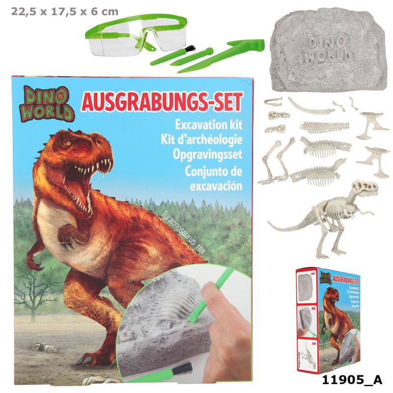 Dino World Ausgrabungs-Set Groß