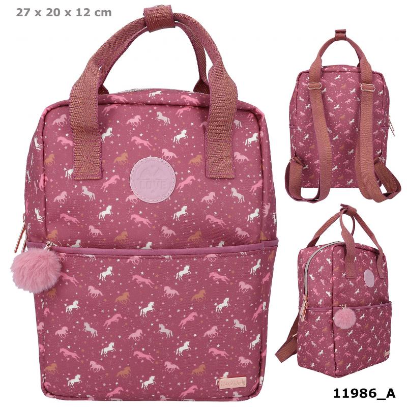 Miss Melody Small Backpack WILD HORSES