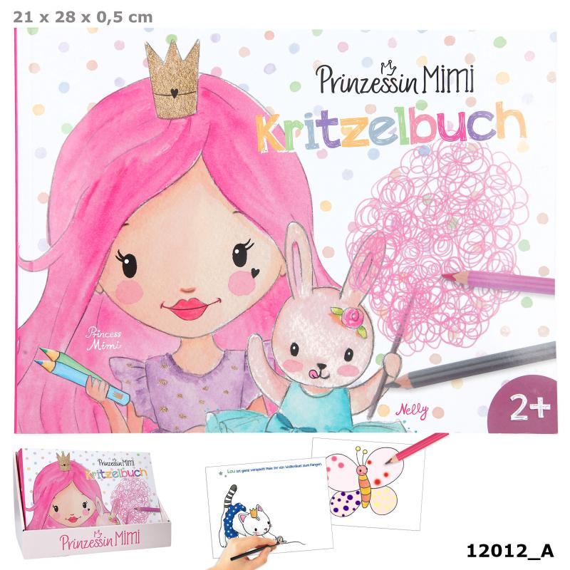 Princess Mimi krabbel kleurboek