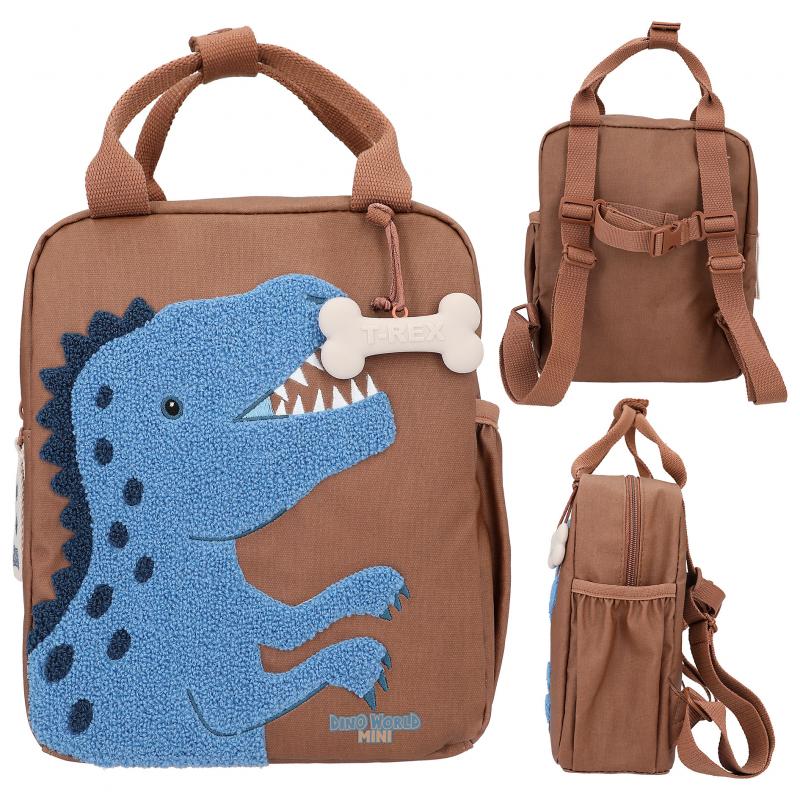 Dino World Small Backpack brown DINO MINI