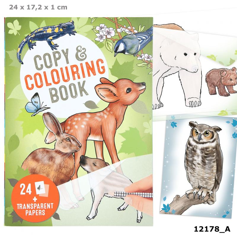 Wildlife Copy & Colouring Book