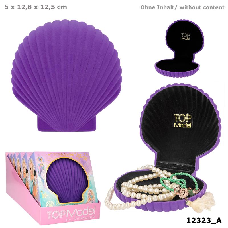 TOPModel shell-shaped jewelrybox