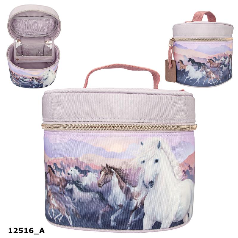 Miss Melody Cosmetic Case NIGHT HORSES