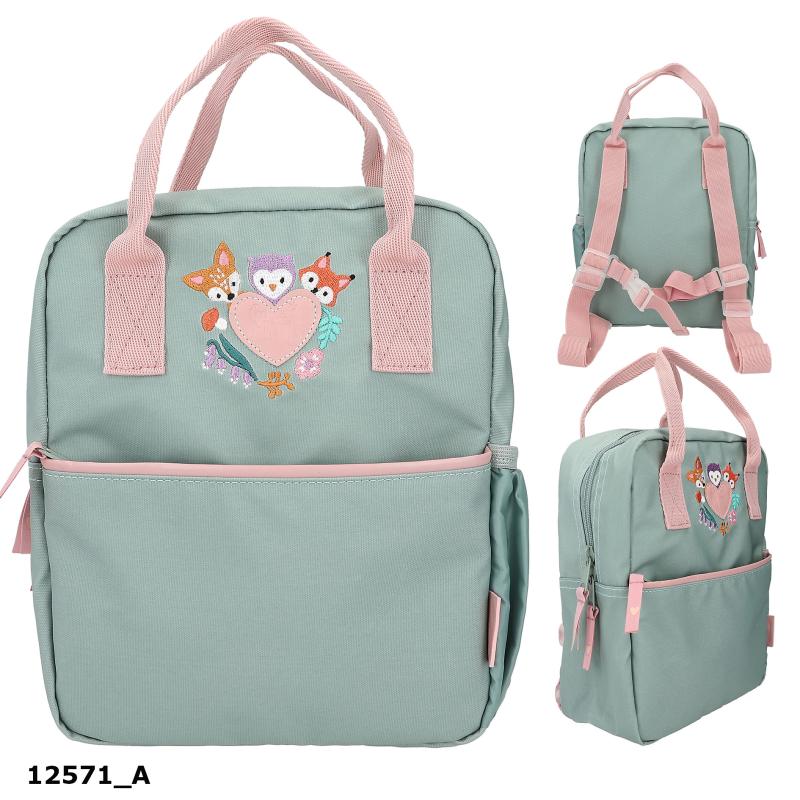 Princess Mimi Small Backpack Green WILD FOREST