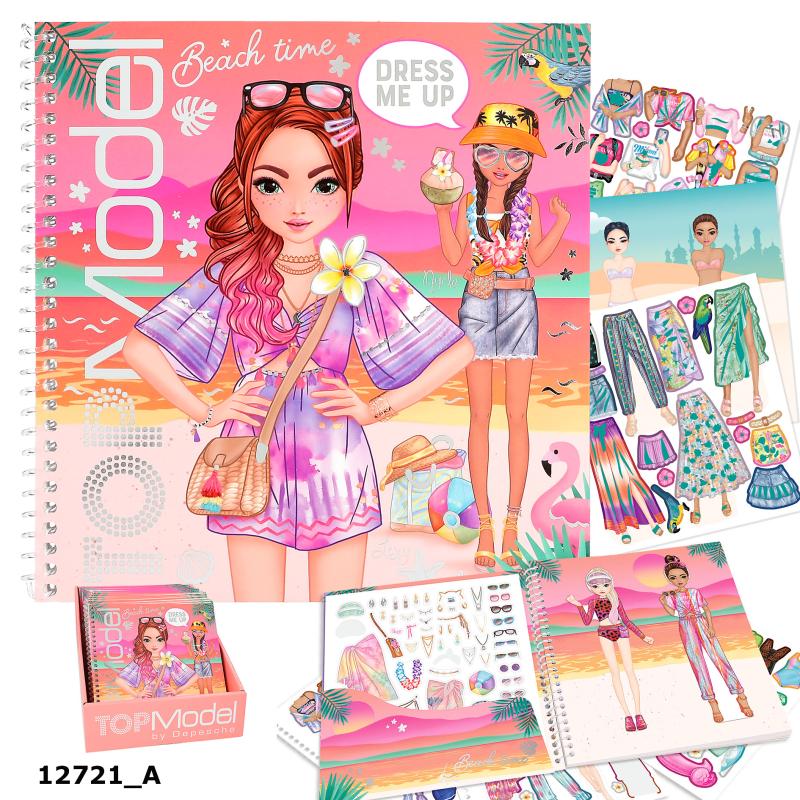 TOPModel Dress Me Up Stickerbuch HOLIDAY