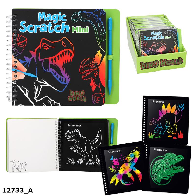 Dino World  mini Magic Scratch boek