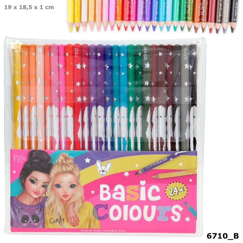 TOPModel Coloured Pencil, 24 Colours