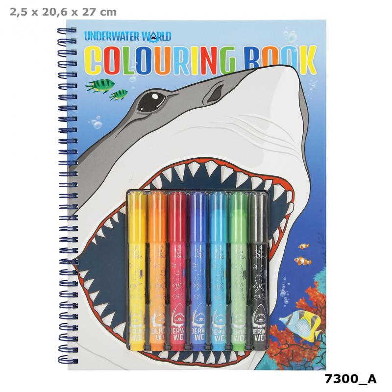 Dino World Coloring Book Set UNDERWATER