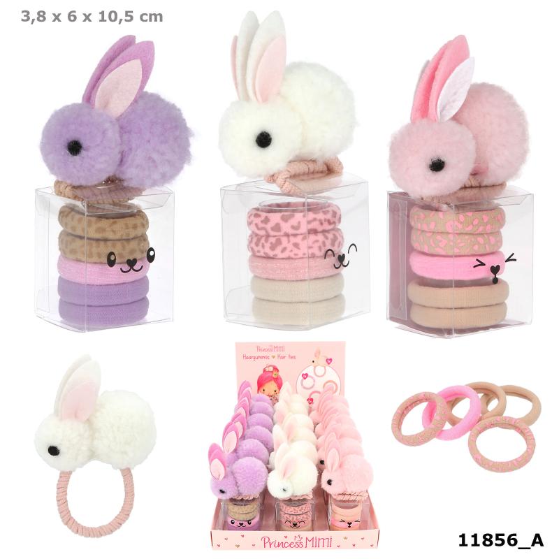 Princess Mimi Elastic Hairband Set Bunny
