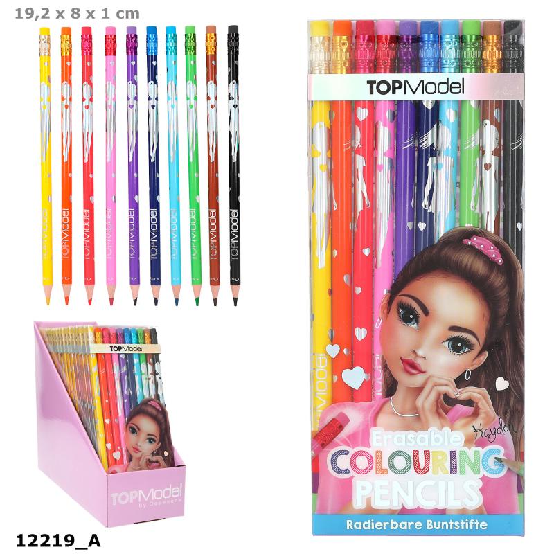 TOPModel Erasable Colouring Pencils