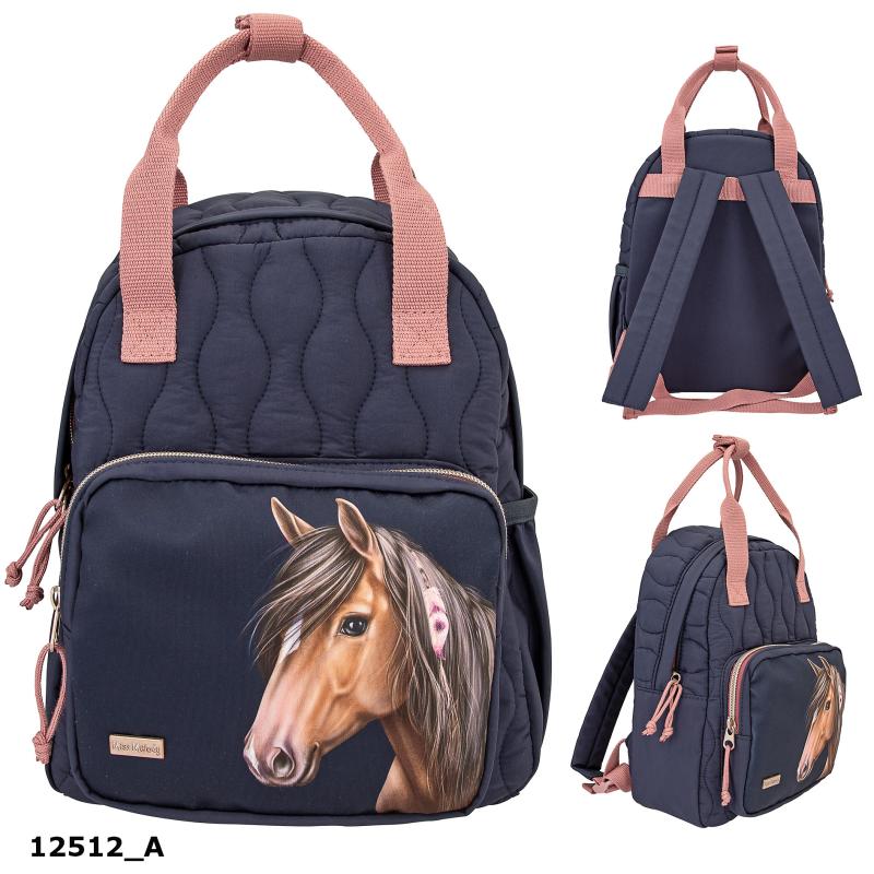 Miss Melody Backpack With Quilting NIGHT HORSES