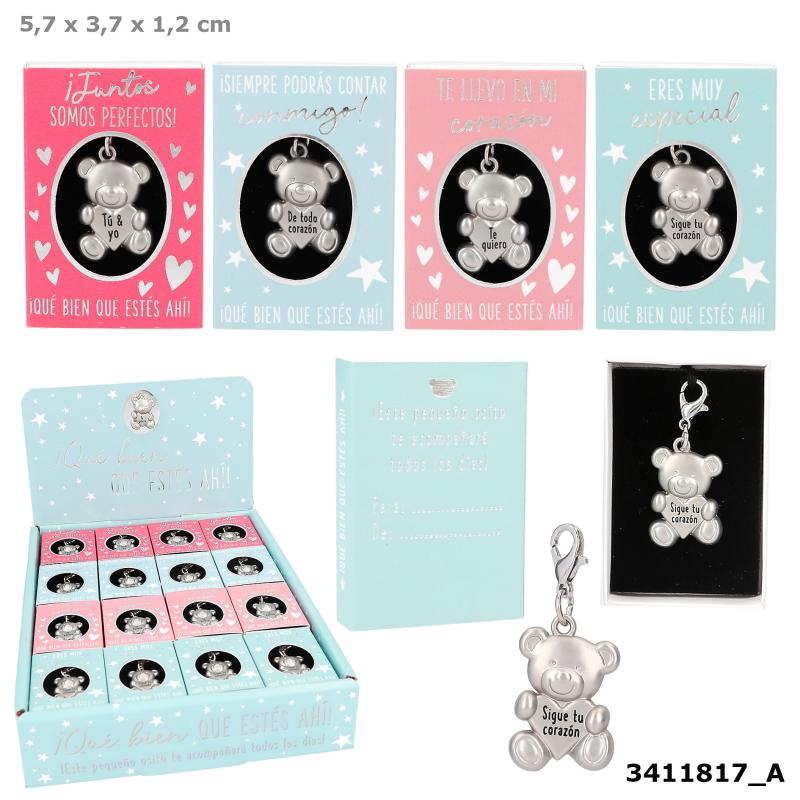 Teddy Charm In A Small Box