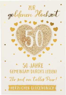 Zur goldenen Hochzeit 50 Jahre gemeinsam