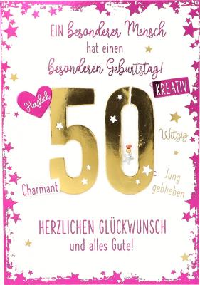 50 Ein besonderer Mensch hat einen...