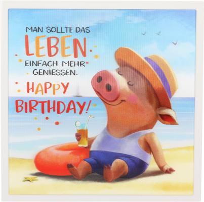 Man sollte das Leben einfach mehr ...