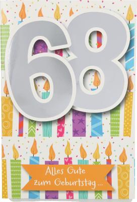 68 Alles Gute zum Geburtstag