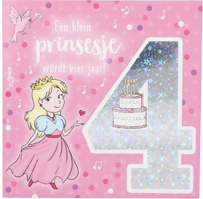 4 Een klein prinsesje wordt vier jaar!