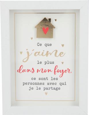 Ce que j'aime le plus dans mon foyer,...