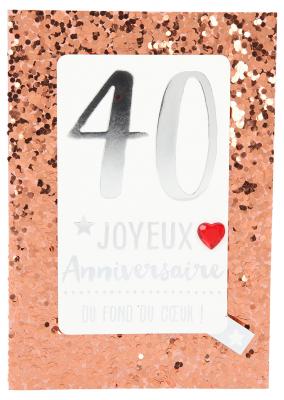 40 Joyeux anniversaire du fond du coeur