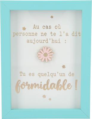 Au cas où personne ne te la dit ...