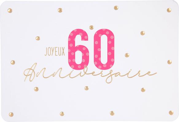 60 Joyeux Anniversaire